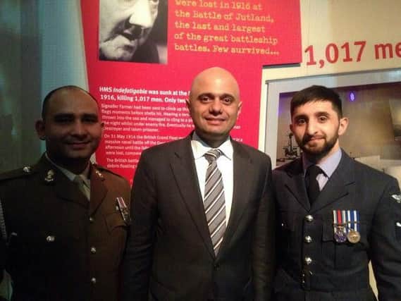 Shahbaz (right) was diagnosed with terminal bowel cancer last year.