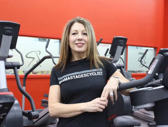 Burnley Leisures fitness manager and new Stages Cycling brand ambassador, Elaine Adams-Gilligan.