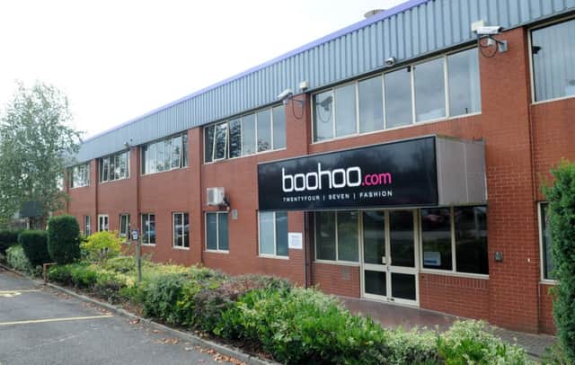 Boohoo Company on Heasandford Industrial Estate
