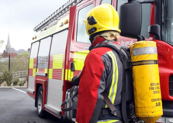 Firefighters from Nelson were called out to a car blaze in Burnley.