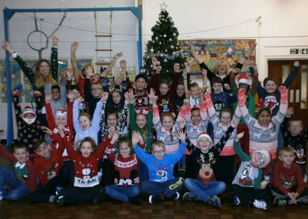 Holy Trinity Primary School, Burnley, Christmas jumper day (s)