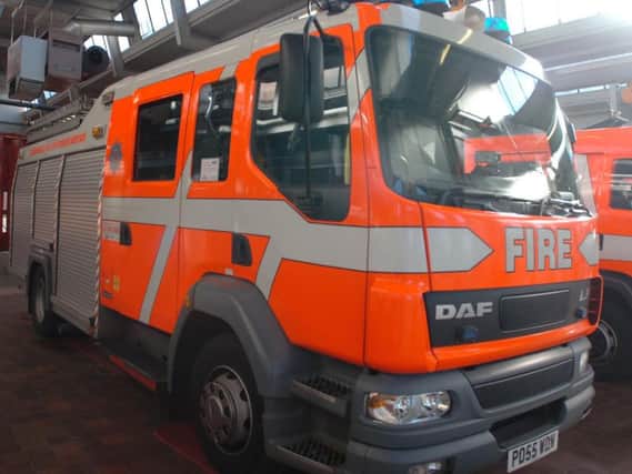 Fire crews from two stations attended a car blaze in Brierfield.
