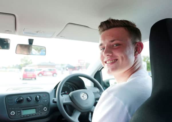 Library image of a young driver