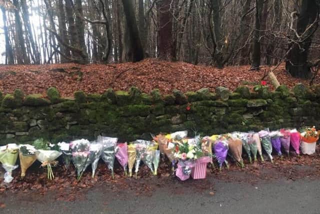 Some of the touching floral tributes that have been left for tragic teen Oliver McIvor.