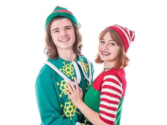 Fletcher Smith and Harley Horsfall, the two principle leads of Elf the Musical Jr. (s)