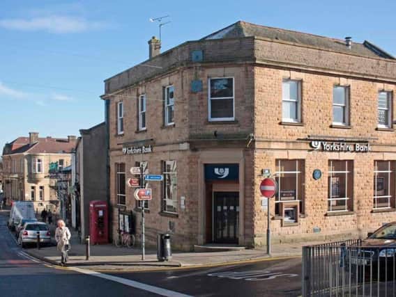 Yorkshire Bank in Clitheroe which has been earmarked for closure.