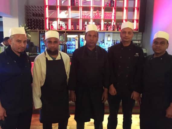 The chefs at Suruchi Lounge Bar and Restaurant. (s)