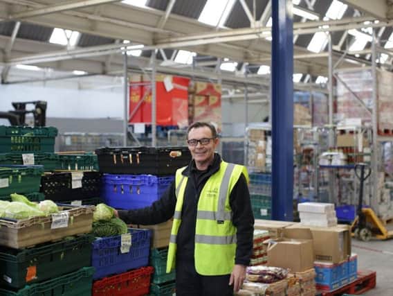 Jeff Green, manager at the Food Distribution Centre.