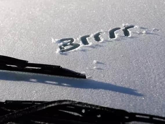 Drivers have been warned to take care in frosty conditions