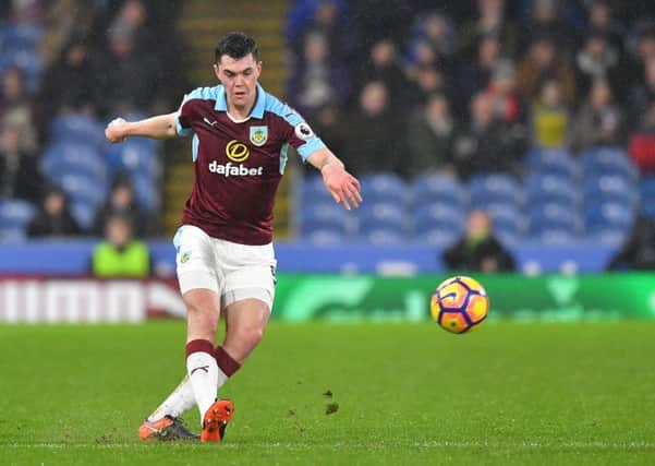Burnley's Michael KeanePhotographer /Dave HowarthCameraSportThe Premier League - Burnley v Leicester City - Tuesday 31st January 2017 - Turf Moor - BurnleyWorld Copyright Â© 2017 CameraSport. All rights reserved. 43 Linden Ave. Countesthorpe. Leicester. England. LE8 5PG - Tel: +44 (0) 116 277 4147 - admin@camerasport.com - www.camerasport.com