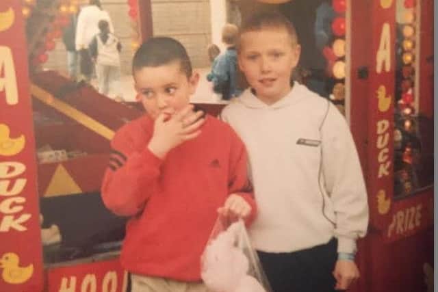 Robbie Brady and Jeff Hendrick as youngsters