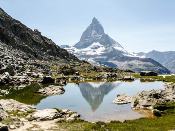 Swiss mountain air pictured near The Matterhorn