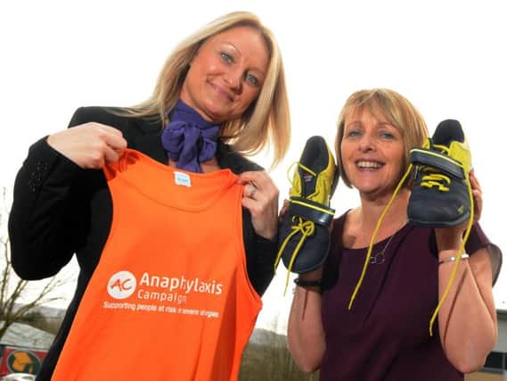 Donna Greenhalgh and Anne Malone are raising money for The Anaphylaxis Campaign. (s)