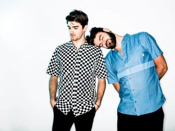 The Chainsmokers, who have made musical history on a level with legends, The Beatles and the Bee Gees.