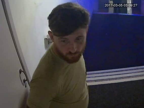 Officers would like to speak to this man following an alleged assault in town