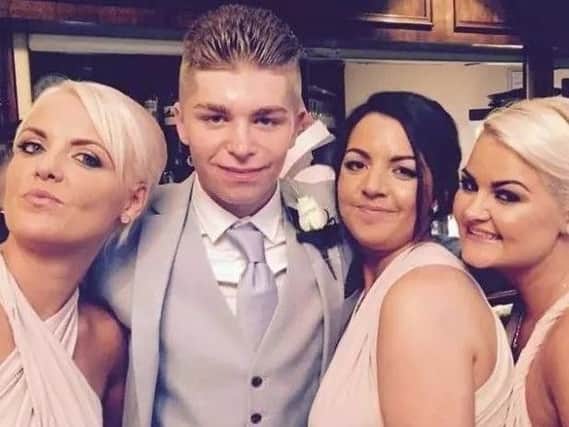 Relatives are organising a fund raising day in honour of teenager Oliver McIvor, who died tragically in January. He is pictured here with his cousins Heather Hardman, Danielle Ratcliffe and Jenna Hayman.