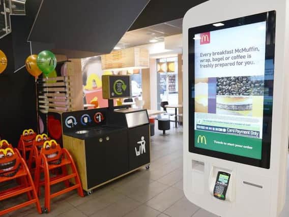 McDonald's new kiosks