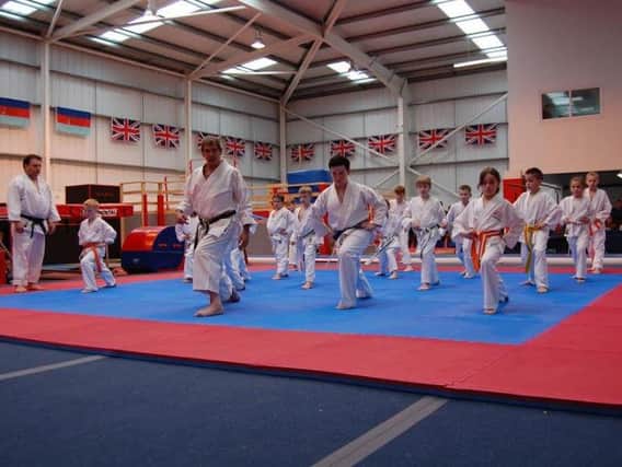 Karate kids at BEST