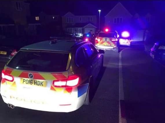 One man was arrested on suspicion of drink driving and the other on suspected theft of a motor vehicle
Pic: Lancashire Police