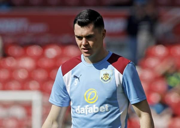 Burnley's Michael Keane during the pre-match warm-up 

Photographer David Shipman/CameraSport

The Premier League - Middlesbrough v Burnley - Saturday 8th April 2017 - Riverside Stadium - Middlesbrough

World Copyright Â© 2017 CameraSport. All rights reserved. 43 Linden Ave. Countesthorpe. Leicester. England. LE8 5PG - Tel: +44 (0) 116 277 4147 - admin@camerasport.com - www.camerasport.com