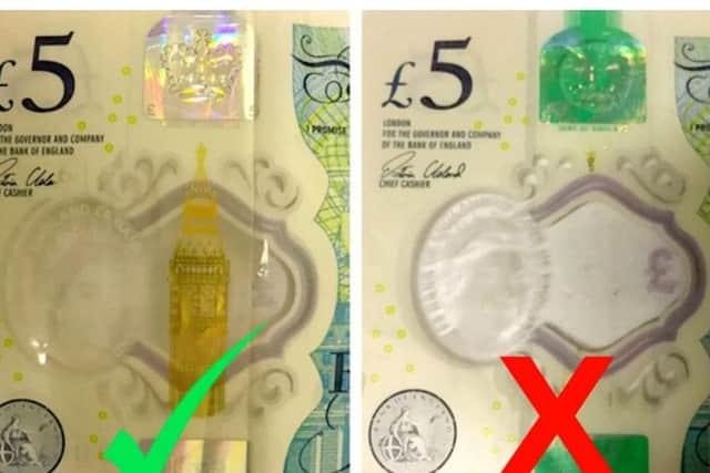 Counterfeit Limp Note Money-laundering revealed as '˜counterfeit' fivers turn out to be worn ...