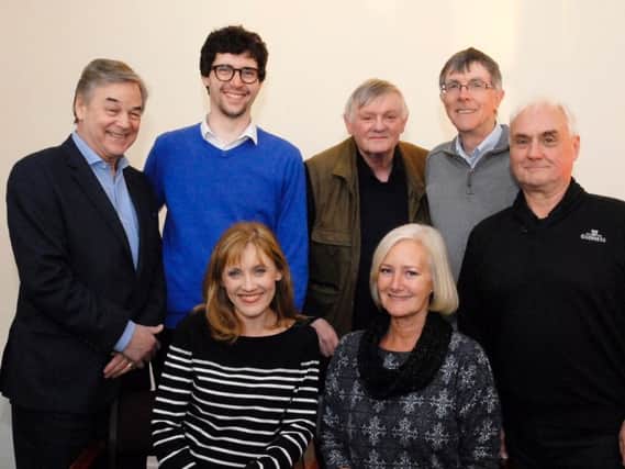 Left to right are Steve Cooke, James Bateman, Peter Allen, Michael Mullen, David Pilkington, Nicol Nuttall and Anne Chadwick. (s)