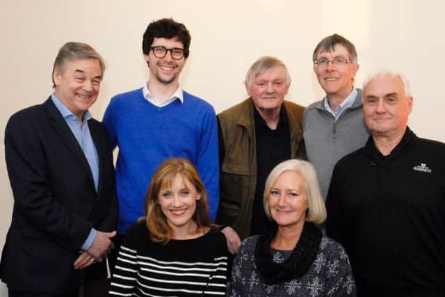 Left to right are Steve Cooke, James Bateman, Peter Allen, Michael Mullen, David Pilkington, Nicol Nuttall and Anne Chadwick. (s)