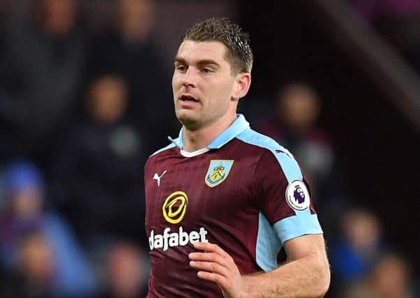 Burnley's Sam Vokes

Photographer Dave Howarth/CameraSport

The Premier League - Burnley v Stoke City - Tuesday 4th April 2017 - Turf Moor - Burnley

World Copyright Â© 2017 CameraSport. All rights reserved. 43 Linden Ave. Countesthorpe. Leicester. England. LE8 5PG - Tel: +44 (0) 116 277 4147 - admin@camerasport.com - www.camerasport.com