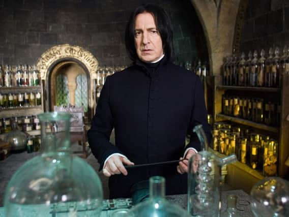 Potions master Professor Snape was played in the Harry Potter films by Alan Rickman, who died in January 2016.