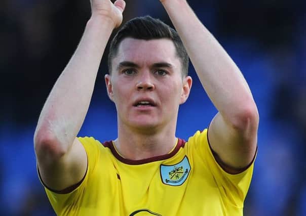 Burnley's Michael Keane celebrates at the final whistle

Photographer Ashley Western/CameraSport

The Premier League - Crystal Palace v Burnley - Wednesday 26th April 2017 - Selhurst Park - London

World Copyright Â¬Â© 2017 CameraSport. All rights reserved. 43 Linden Ave. Countesthorpe. Leicester. England. LE8 5PG - Tel: +44 (0) 116 277 4147 - admin@camerasport.com - www.camerasport.com