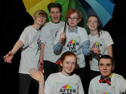 Members of After the Rain, who staged an original play on LGBT issues in schools. (s)