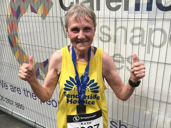 Kath Barton has completed her ninth Manchester 10k Run and she may be back for more next year.