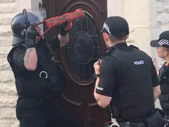 Drugs raid in Sunderland Street, Burnley