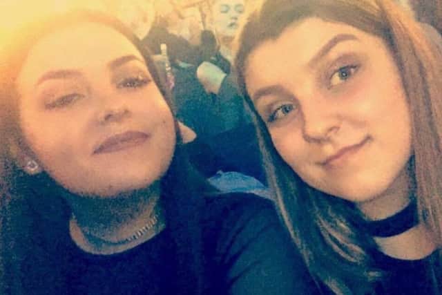 Holly Needham (left) and Alice Watson who were gutted after missing out on tickets for Sunday's I Love Manchester benefit concert.