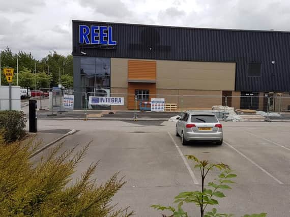 Refurbishment work is underway at Burnley's Reel Cinema complex