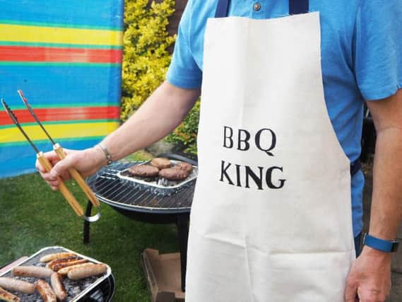 If he's the king of the grill, he should be it in style.