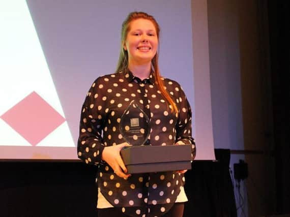 Lucy Cain won the Head of Division award on the Health and Social Care course at Burnley College.