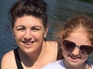 Kirsty Howcroft with her medical mystery daughter Aleasha Howcroft.