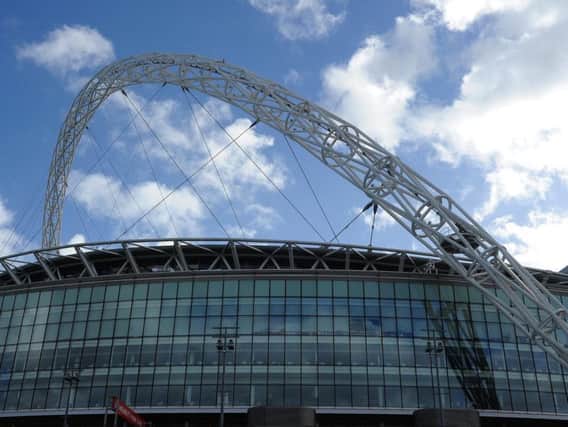 Wembley Stadium is playing host to Spurs next season