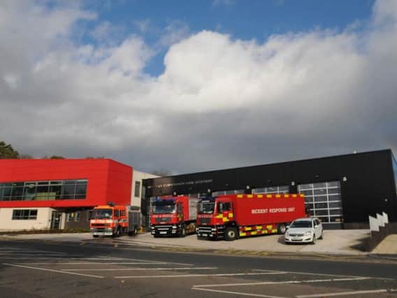 Two fire engines were called out to the incident.