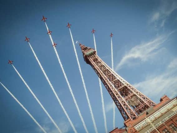 The Red Arrows will perform on both Saturday and Sunday at this year's Blackpool Air Show
