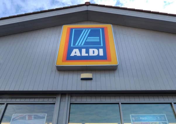 Aldi store, as the retailer is to create nearly 4,000 new UK jobs