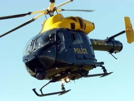 South Yorkshire police helicpoter