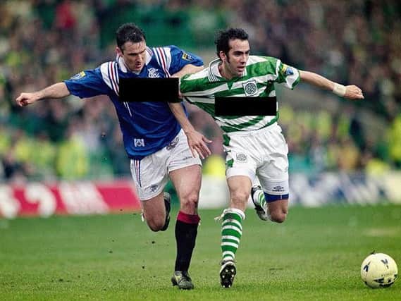 Can you remember who sponsored Rangers and Celtic?