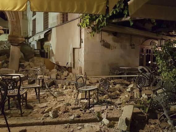 The earthquake has claimed the lives of two people on the Greek island of Kos.