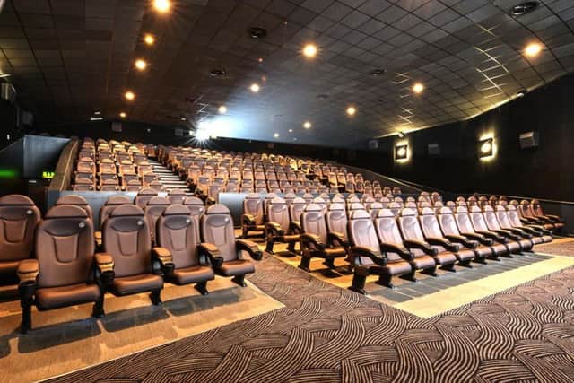 The new seats in one of the re-vamped screens at the Reel Cinema in Burnley
