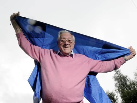 Daring John Gilmartin is all set for his skydive at the age of 85