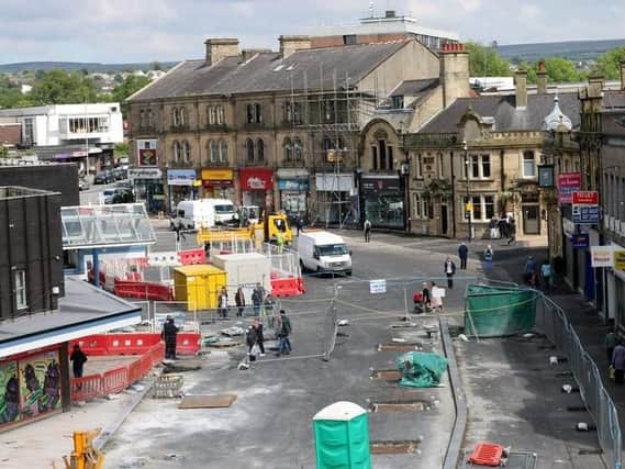 Burnley town centre redevelopment. Photo: Peter Stawicki