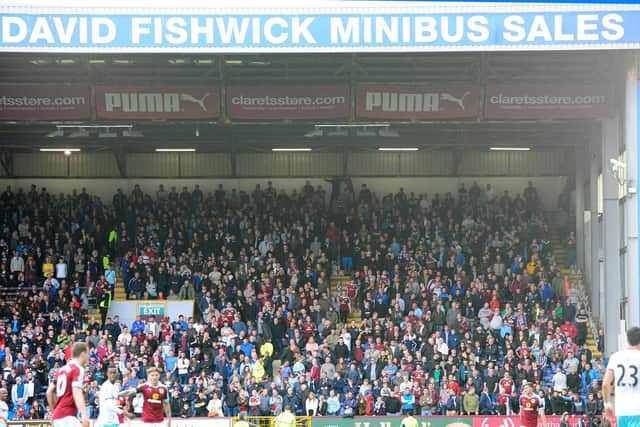 Burnley fans were recently moved back into the David Fishwick Stand