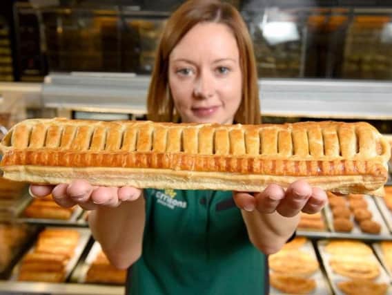 Foot-long sausage roll actually measures a whopping 13 inches